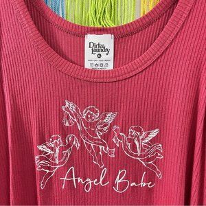 Urban Outfitters NWT “Angel Babe” Dirtee Laundry Tee